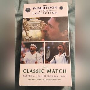VHS Rare tape of the 2001 Wimbledon final between Ivanišević‎ and Rafter